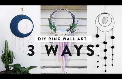 DIY Ring Wall Decors to Bring about Character to Your Wall