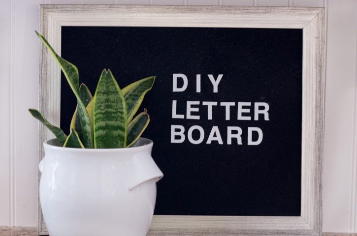 The Sorry Girls Version Of DIY Felt Letter Board